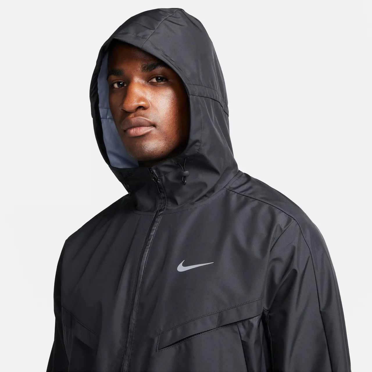 Nike Windrunner Men's Storm-FIT Running Jacket - Black - Polyester