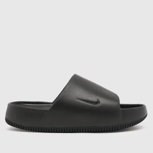 Nike Womens Black Calm Slide Sandals