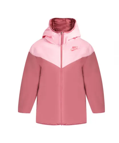Nike Womens Downfill Reversible Pink Puffer Jacket