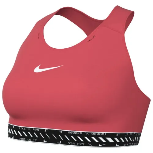 Nike - Women's Dri-Fit Swoosh On The Run Med-Support Bra - Sports bra