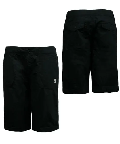 Nike Womens Washed Cargo Capri Pants Cotton Casual Black 433501 010 EE189