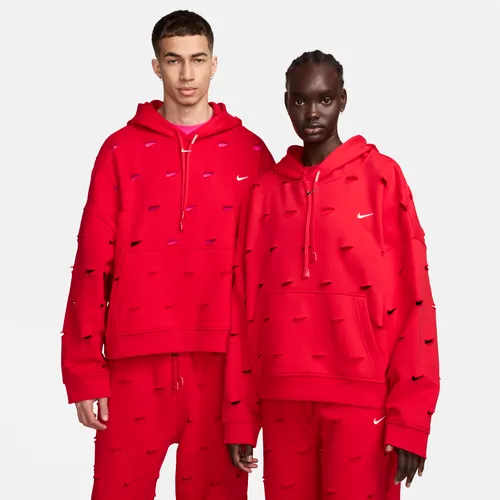 Nike x Jacquemus Swoosh Hoodie - Red - Polyester