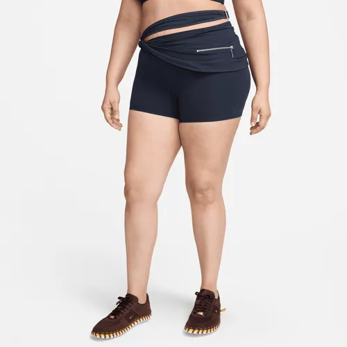 Nike x Jacquemus Women's Layered Shorts - Blue - Nylon