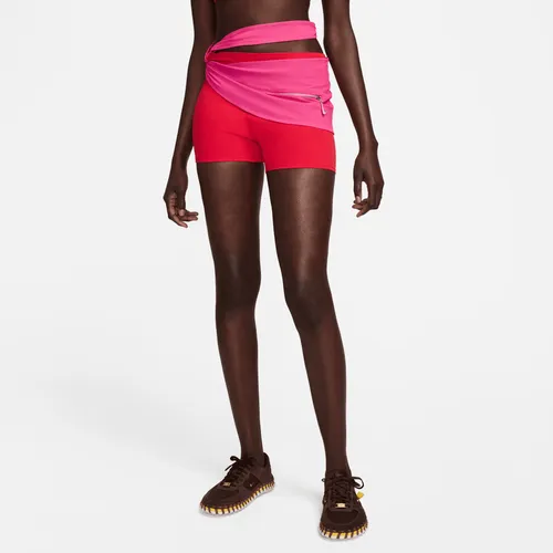 Nike x Jacquemus Women's Layered Shorts - Red - Nylon