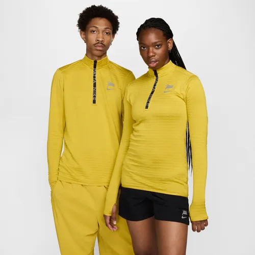 Nike x Patta Running Team Half-Zip Long-Sleeve Top - Yellow - Polyester