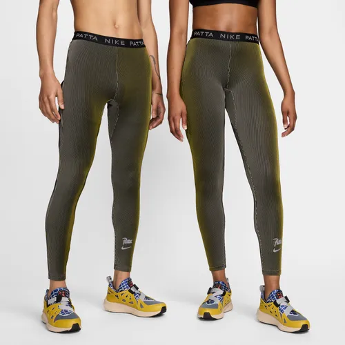 Nike x Patta Running Team Men's Leggings - Brown - Polyester