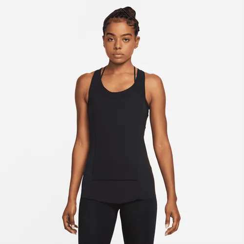 Nike Yoga Dri-FIT Luxe Women's Ribbed Tank - Black