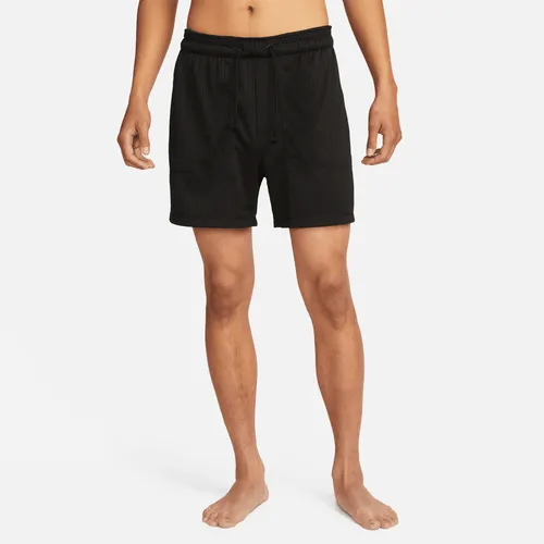Nike Yoga Men's Dri-FIT 12.5cm (approx.) Unlined Shorts - Black - Polyester