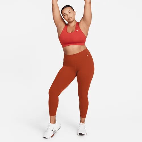 Nike Zenvy Women's Gentle-Support High-Waisted 7/8 Leggings - Orange - Nylon