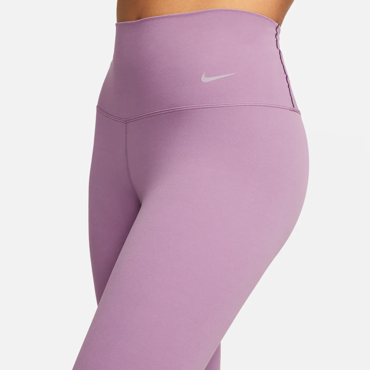 Nike Zenvy Women's Gentle-Support High-Waisted 7/8 Leggings - Purple - Nylon