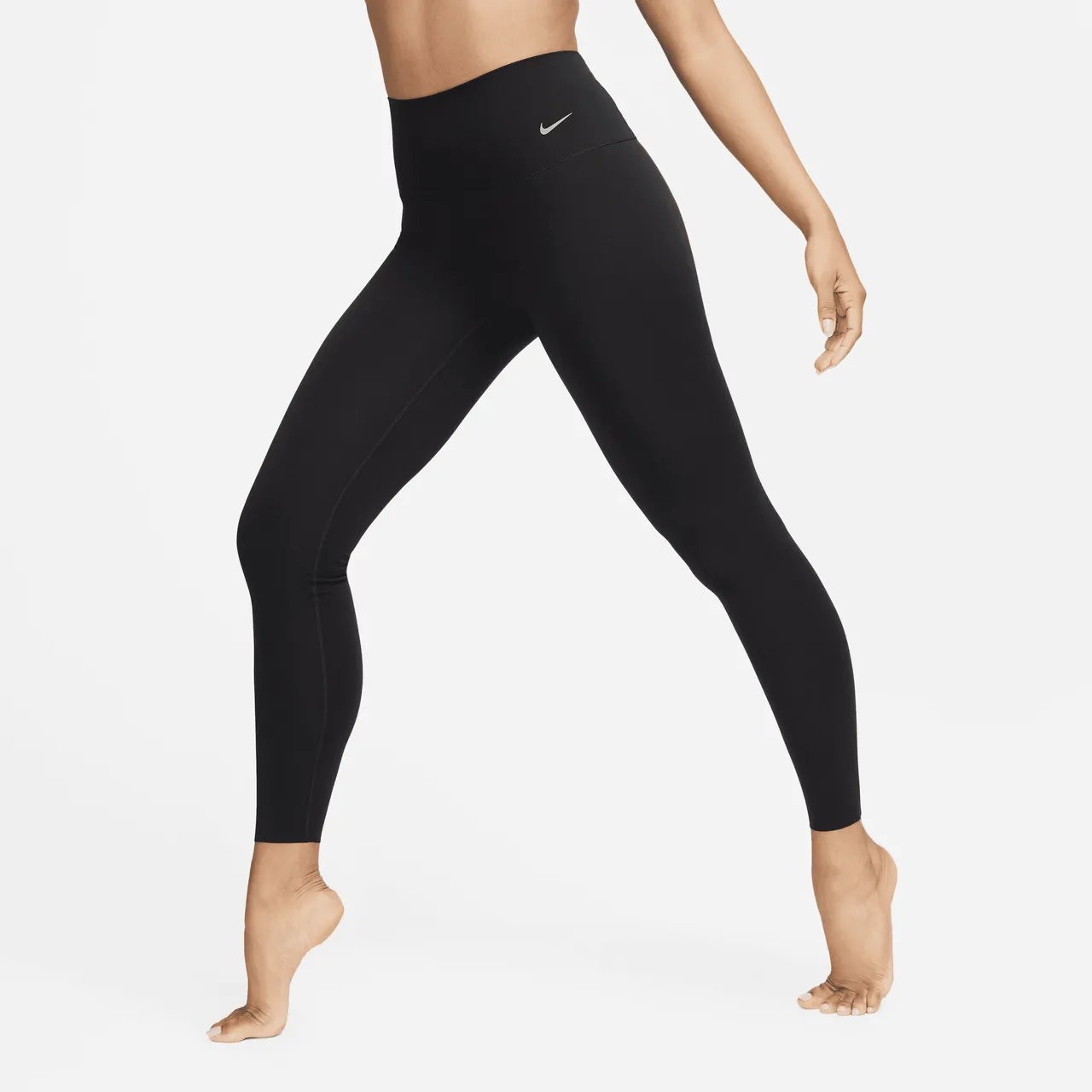 Nike Zenvy Women's Gentle-Support High-Waisted Full-Length Leggings - Black - Nylon