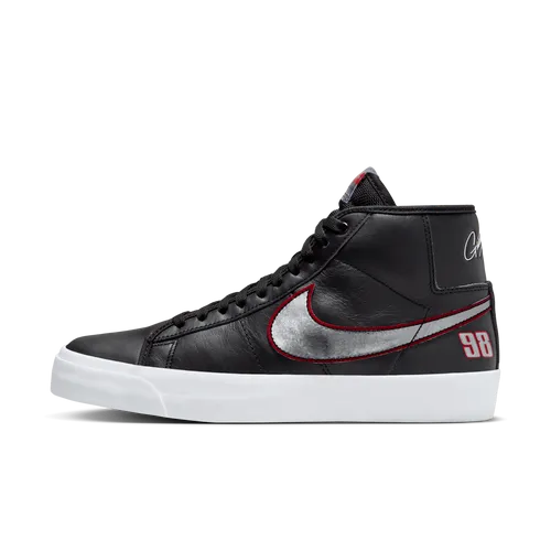 Nike Zoom Blazer Mid Pro GT Skate Shoes - Black