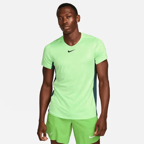 NikeCourt Dri-FIT Advantage Men's Tennis Top - Green - Polyester
