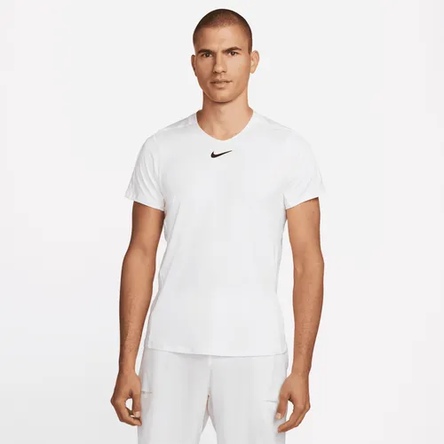 NikeCourt Dri-FIT Advantage Men's Tennis Top - White - Polyester