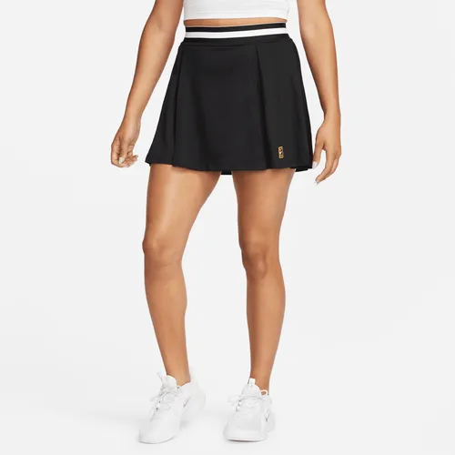 NikeCourt Dri-FIT Heritage Women's Tennis Skirt - Black - Polyester