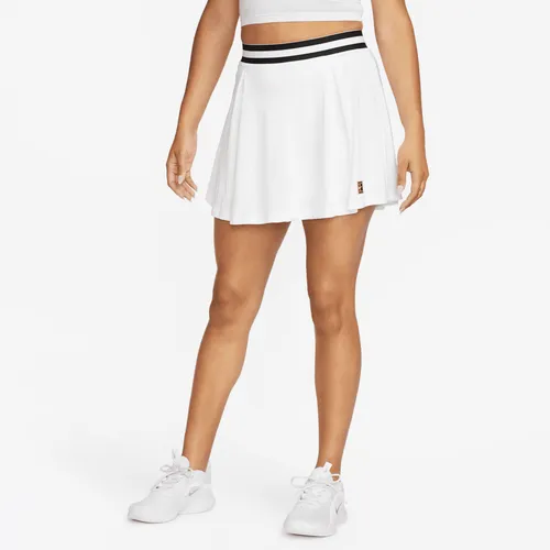NikeCourt Dri-FIT Heritage Women's Tennis Skirt - White - Polyester