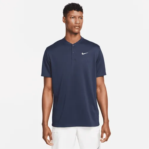 NikeCourt Dri-FIT Men's Tennis Blade Polo - Blue - Polyester