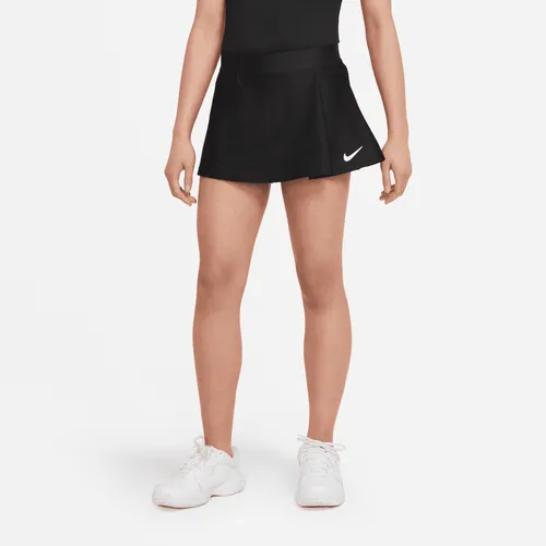 NikeCourt Dri-FIT Victory Older Kids' (Girls') Tennis Skirt - Black - Polyester