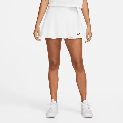 NikeCourt Dri-FIT Victory Women's Flouncy Skirt - White - Polyester