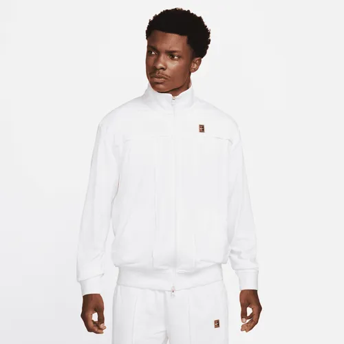 NikeCourt Men's Tennis Jacket - White - Polyester
