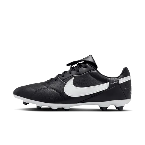 NikePremier 3 FG Low-Top Football Boot - Black - Leather