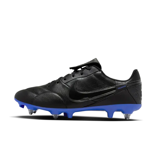 NikePremier 3 Soft-Ground Low-Top Football Boot - Black - Leather