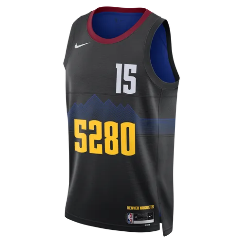 Nikola Jokić Denver Nuggets City Edition 2023/24 Men's Nike Dri-FIT NBA Swingman Jersey - Black - Polyester