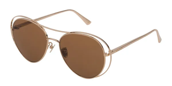 Nina Ricci SNR222 08H2 Women's Sunglasses Rose-Gold Size 56