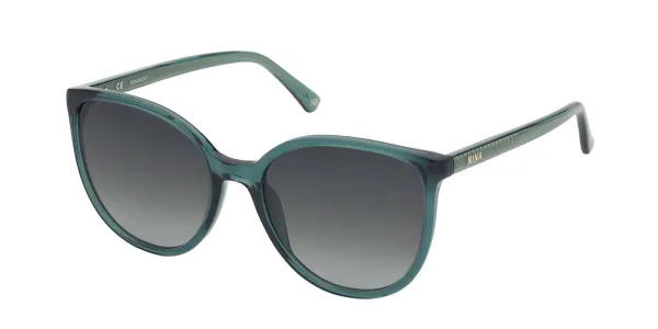Nina Ricci SNR325 0874 Women's Sunglasses Green Size 58