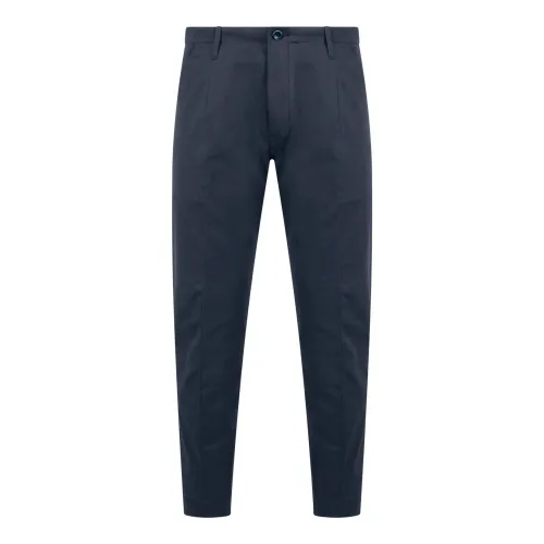 Nine In The Morning , Stretch Cotton Gabardine Chinos ,Blue male, Sizes:
