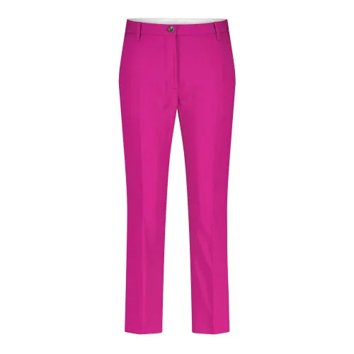 Nine In The Morning , Viscose-Mix Trousers with Classic Design ,Pink female, Sizes: