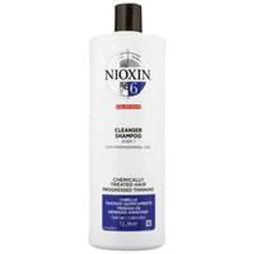 NIOXIN 3D Care System System 6 Step 1 Color Safe Cleanser Shampoo: For Chemically Treated Hair With Progressed Thinning 1000ml