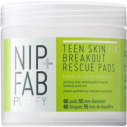 Nip + Fab Teen Skin Fix Zero Breakout Rescue Face Pads with