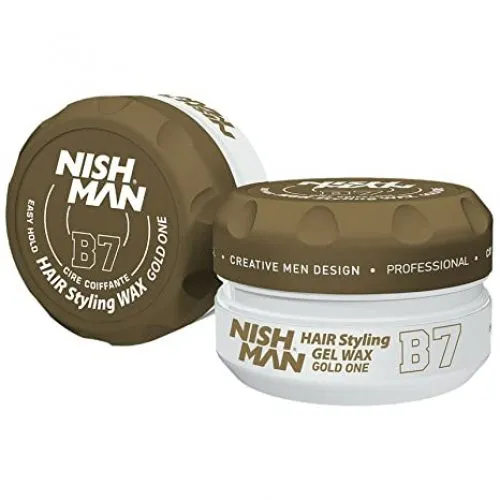 Nishman Hair Styling Wax B7 Gold One 150ml