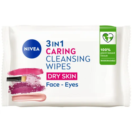 NIVEA Biodegradable Cleansing Wipes Dry Skin (40 sheets)