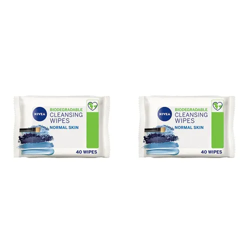 NIVEA Biodegradable Cleansing Wipes Normal Skin (40 sheets)