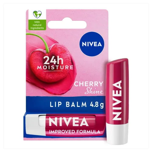 NIVEA Cherry Shine Lip Balm (4.8g)