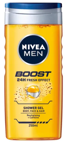 NIVEA MEN BOOST Shower Gel (250ml)