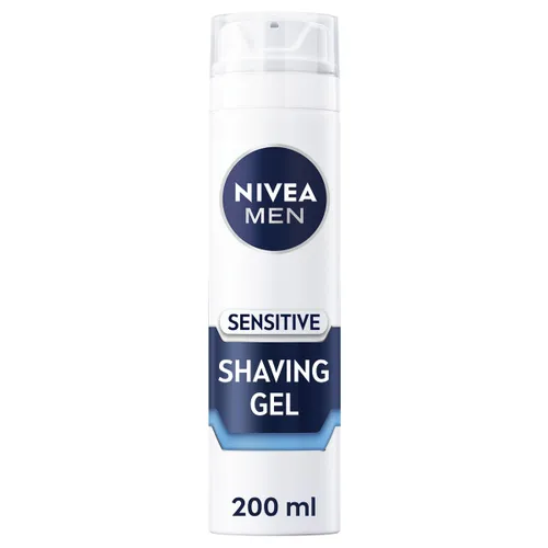 NIVEA MEN Sensitive Shaving Gel Pack of 6 (6 x 200ml)