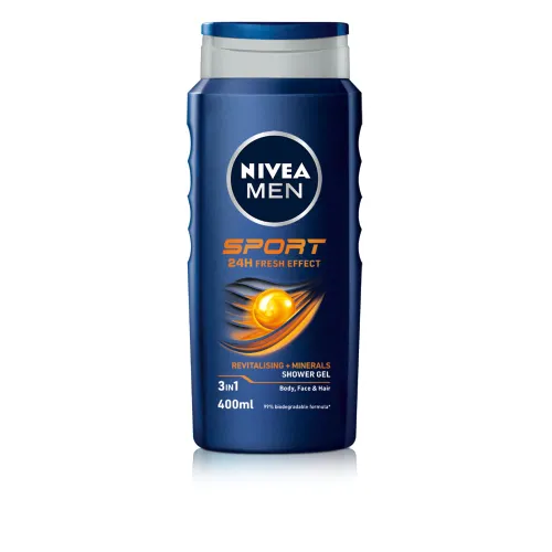 NIVEA MEN Sport Shower Gel (6 x 400ml)