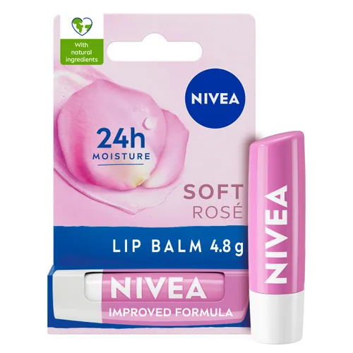 NIVEA Soft Rose Lip Balm (4.8g)