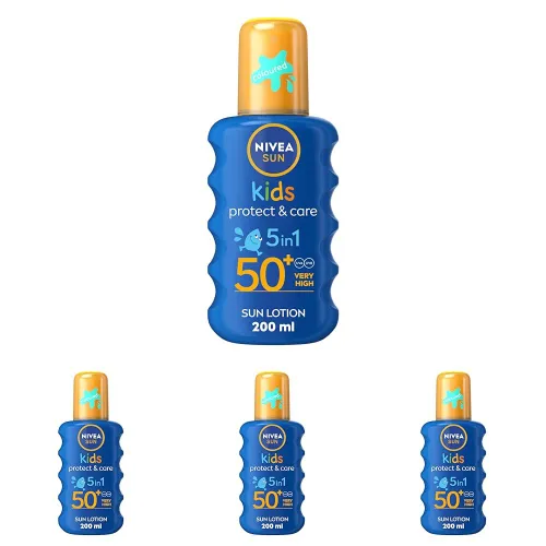 NIVEA Sun Kids Protect & Care SPF 50+ Coloured Spray (200ml)