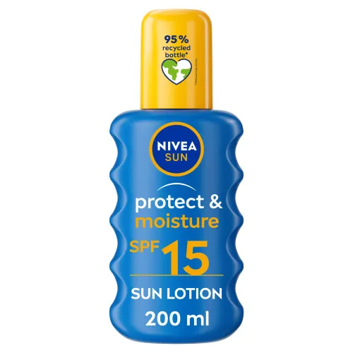 NIVEA SUN Protect & Moisture Sun Spray SPF 15 (200ml)
