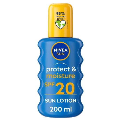 NIVEA SUN Protect & Moisture Sun Spray SPF 20 (200 ml)