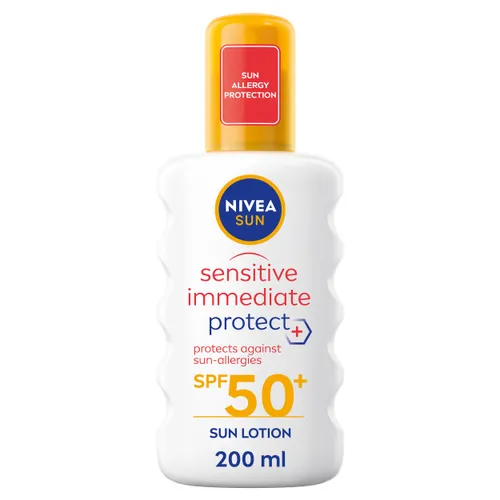 NIVEA SUN Sensitive Allergy Immediate Protect Spray SPF 50+