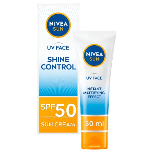 NIVEA Sun UV Face Shine Control SPF 50 Cream (50ml)