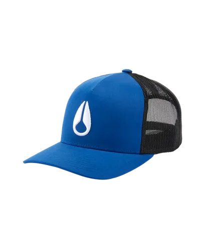 Nixon Unisex Iconed Trucker Hat Royal / Black - Black/Blue - One