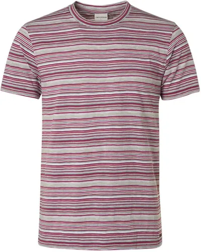 No Excess T Shirt Stripes Red Multicolour