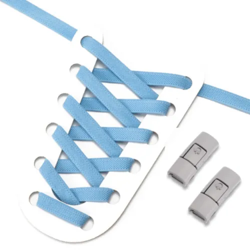No Tie Shoe Laces - Elastic Flat Shoelaces With Quick Lock