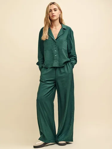 Nobody's Child Melody Wide Leg Trousers - Green - Female